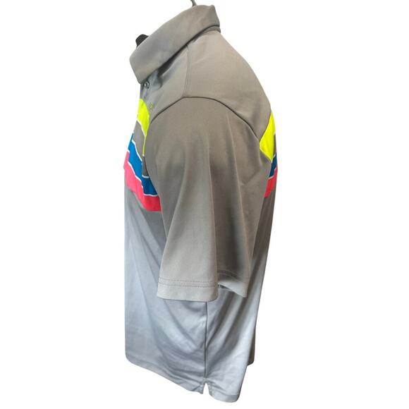 Under Armour HeatGear Mens Large Colorful Short Sleeve Polo - Picture 2 of 5